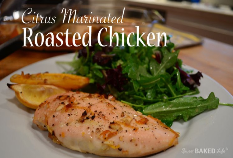 Citrus Marinated Roasted-Chicken