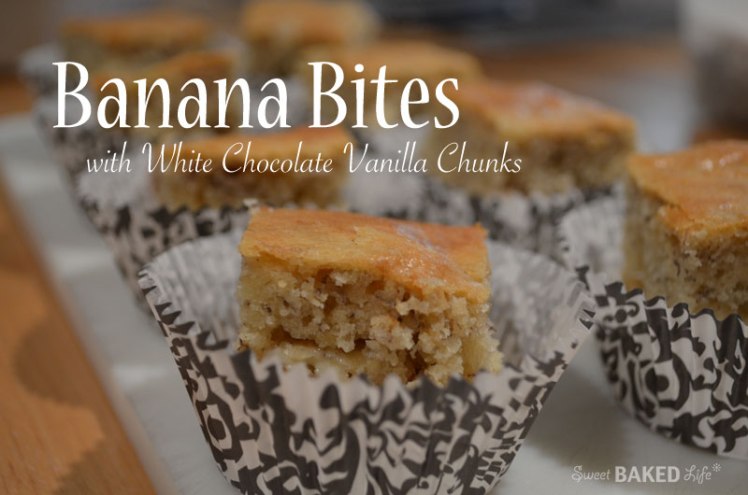 Banana Bites with White Chocolate