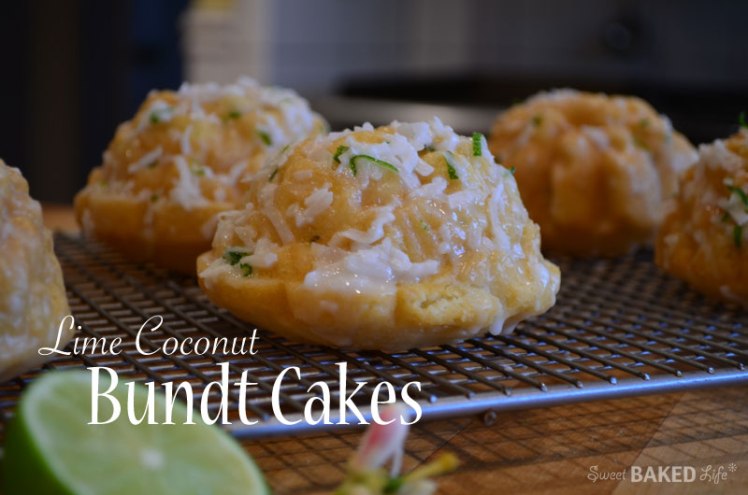 Lime Coconut Bundt Cakes
