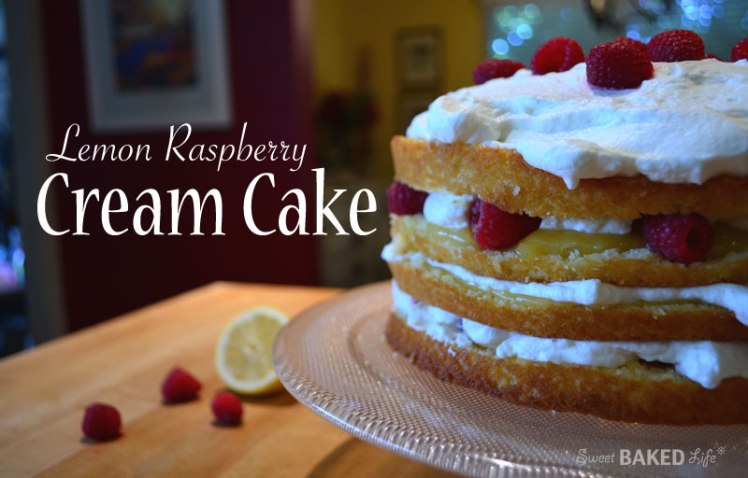 LemonRaspberryCreamCake