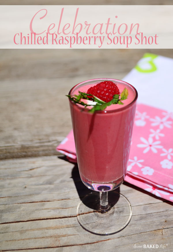 Raspberry Soup Shot