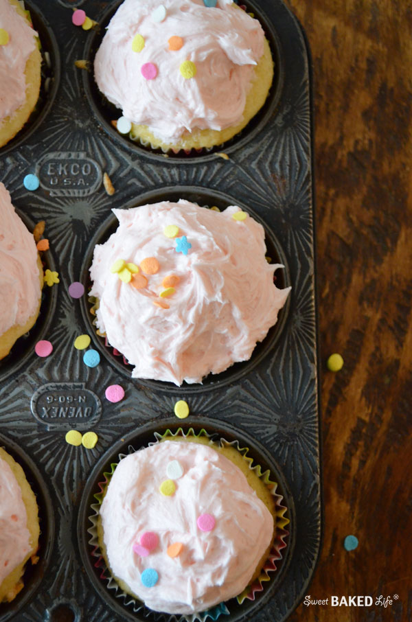 Pretty Honey Cupcakes