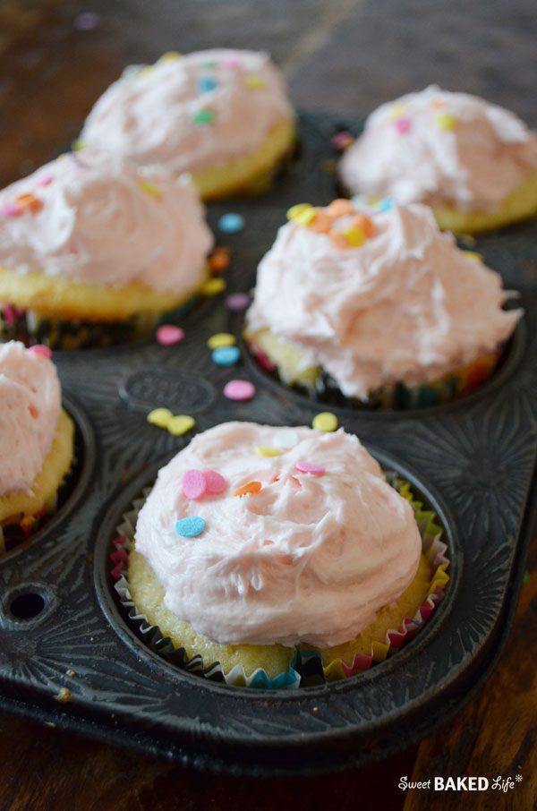 Pretty Honey Cupcakes