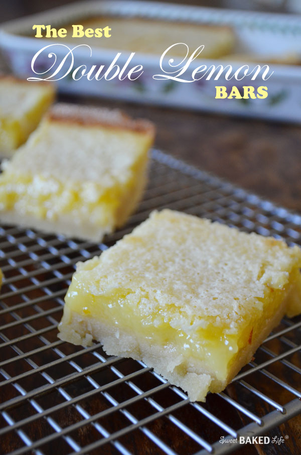 Double Lemon Bars