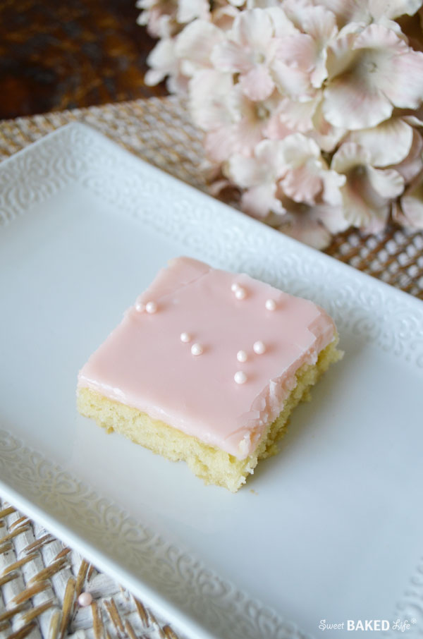Pink Lemonade Sheet Cake