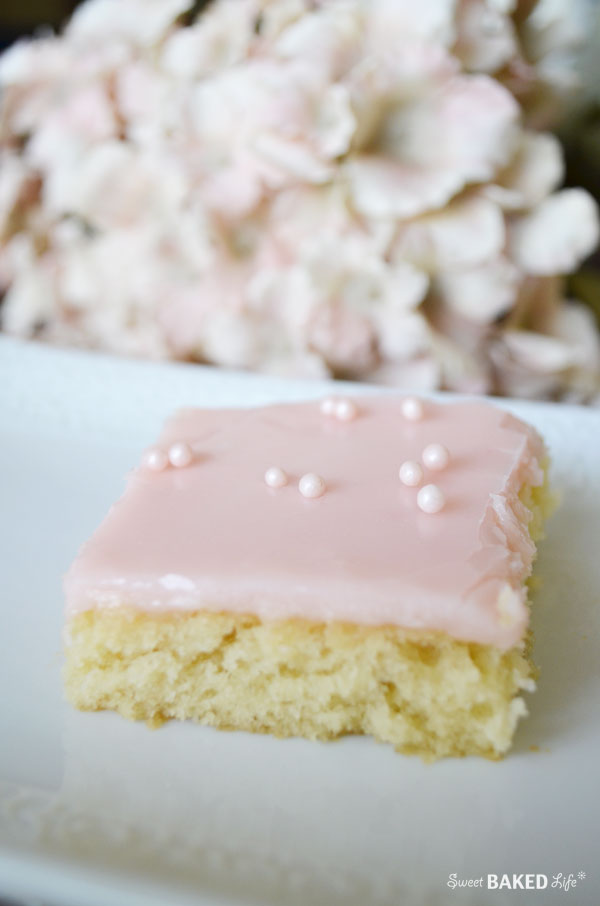 Pink Lemonade Sheet Cake