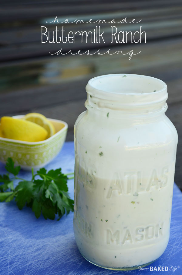 Homemade Buttermilk Ranch Dressing