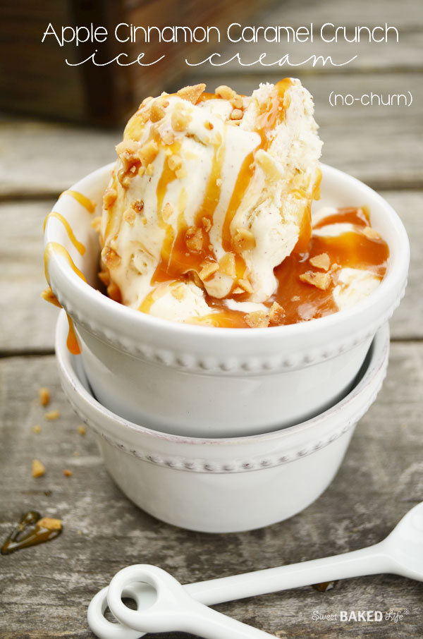 Apple Cinnamon Caramel Crunch Ice Cream