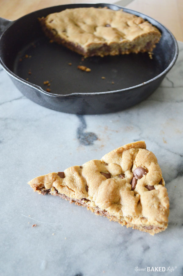 Skillet Chocolate Chip Cookie