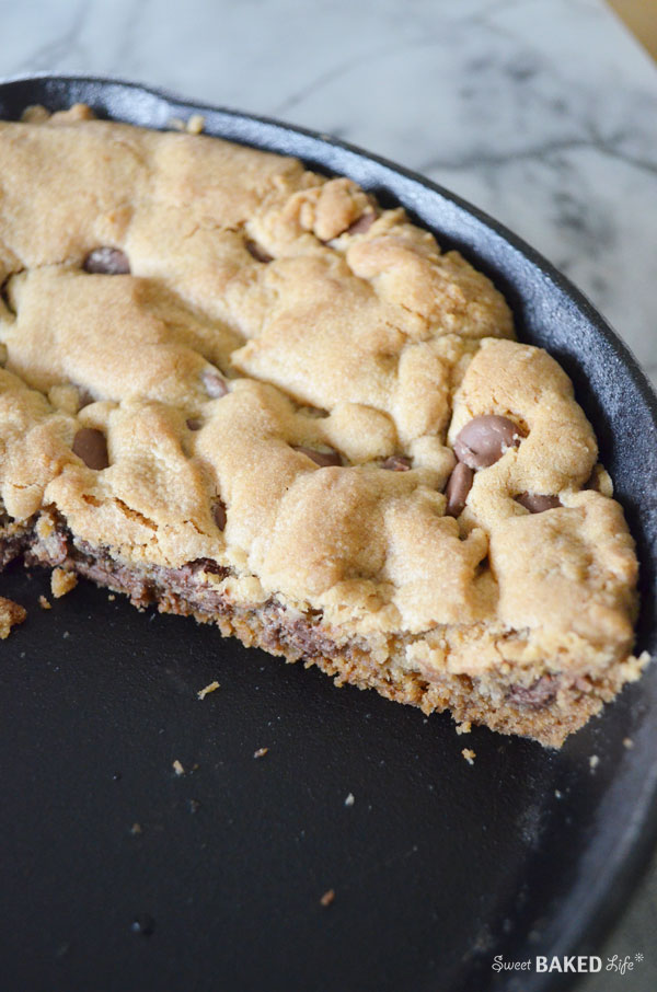 Skillet Chocolate Chip Cookie