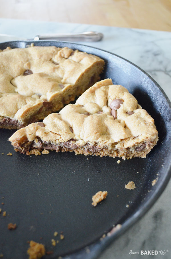 Skillet Chocolate Chip Cookie