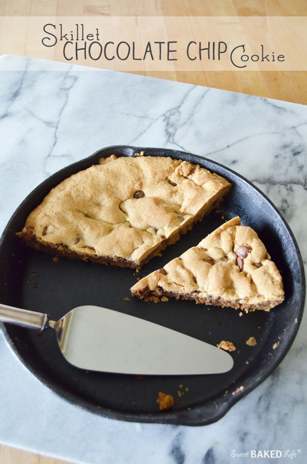 Skillet Chocolate Chip Cookie