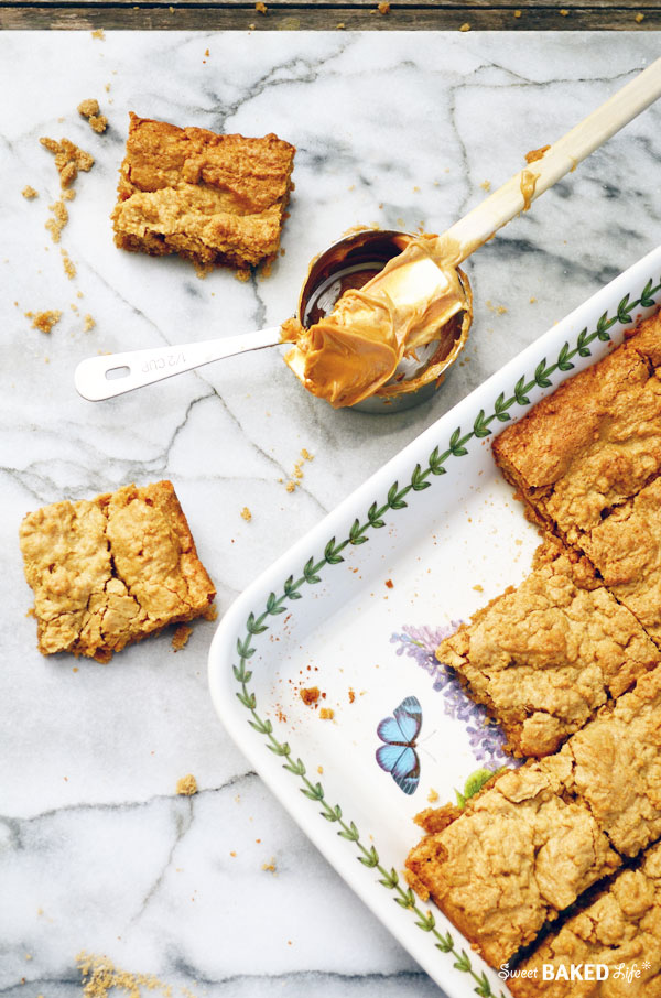 Peanut Butter Blondies
