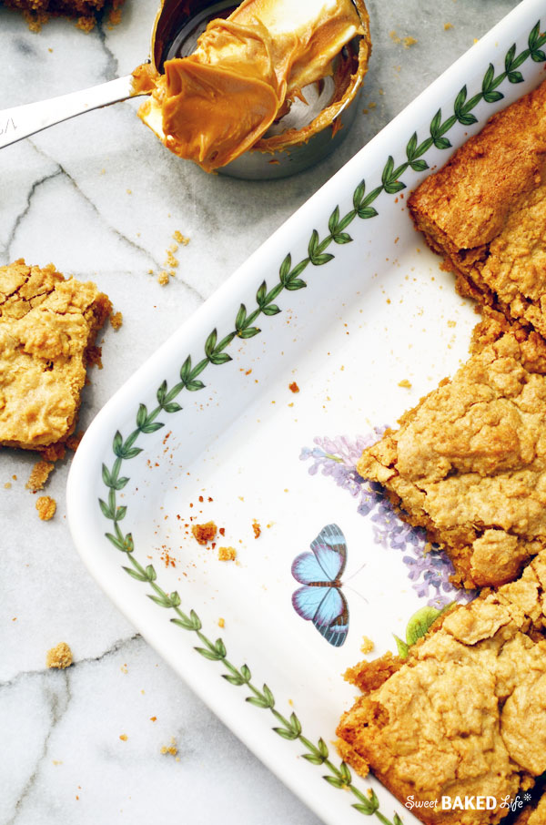 Peanut Butter Blondies