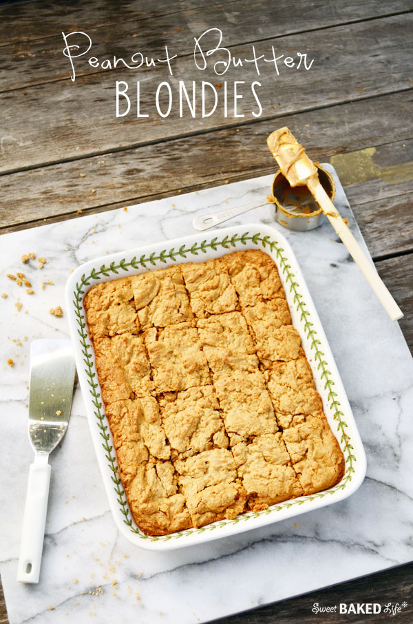 Peanut Butter Blondies