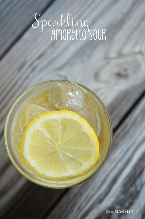 Sparkling Amaretto Sour