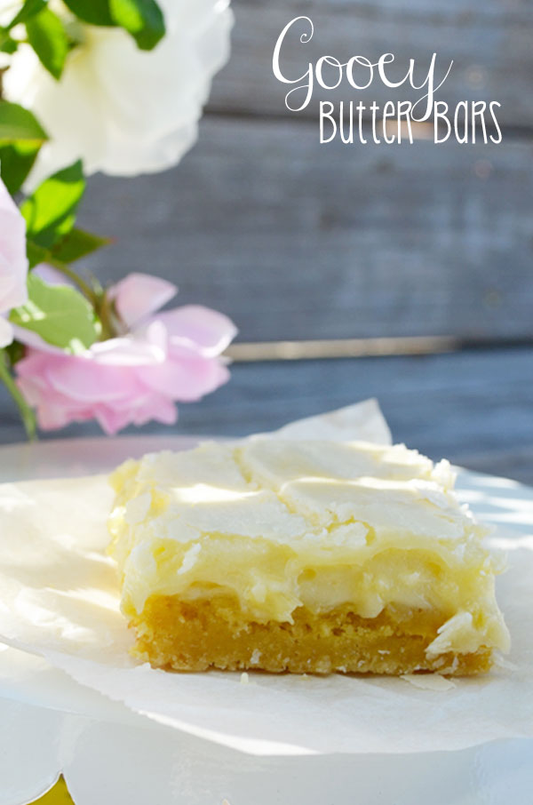 Gooey Butter Bars | Sweet Baked Life