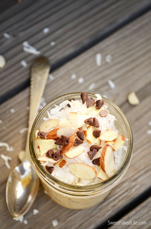 Almond Joy Overnight Oats | Sweet Baked Life