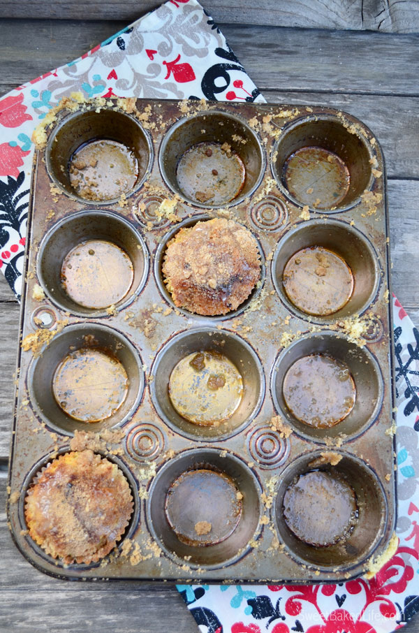 Sour Cream Coffee Cake Muffins | Sweet Baked Life