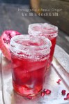 Cheer the New Year with this Pomegranate Apple Ginger Vodka Cocktail | Sweet Baked Life