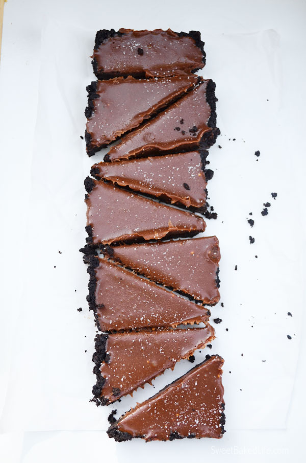 Chocolate Malt Tart - no bake and delish! | Sweet Baked Life