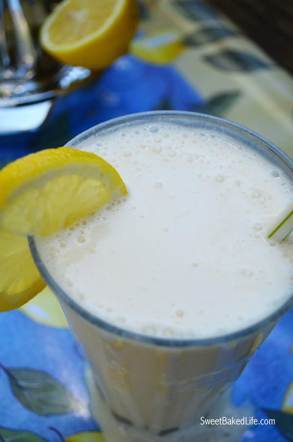 2 ingredient Frosty Lemonade