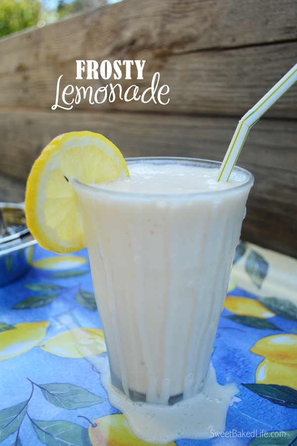 2 ingredient Frosty Lemonade