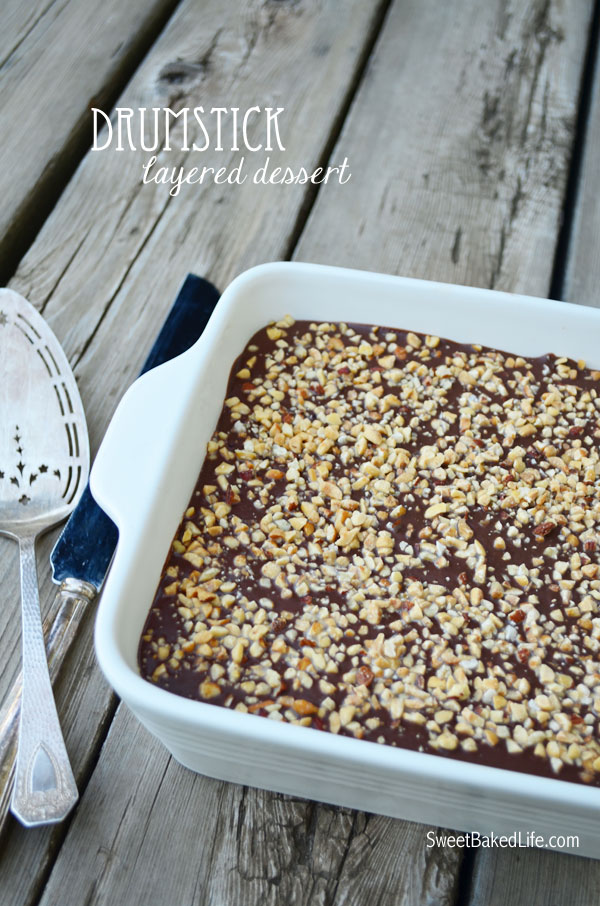 Drumstick Layered Dessert | Sweet Baked Life