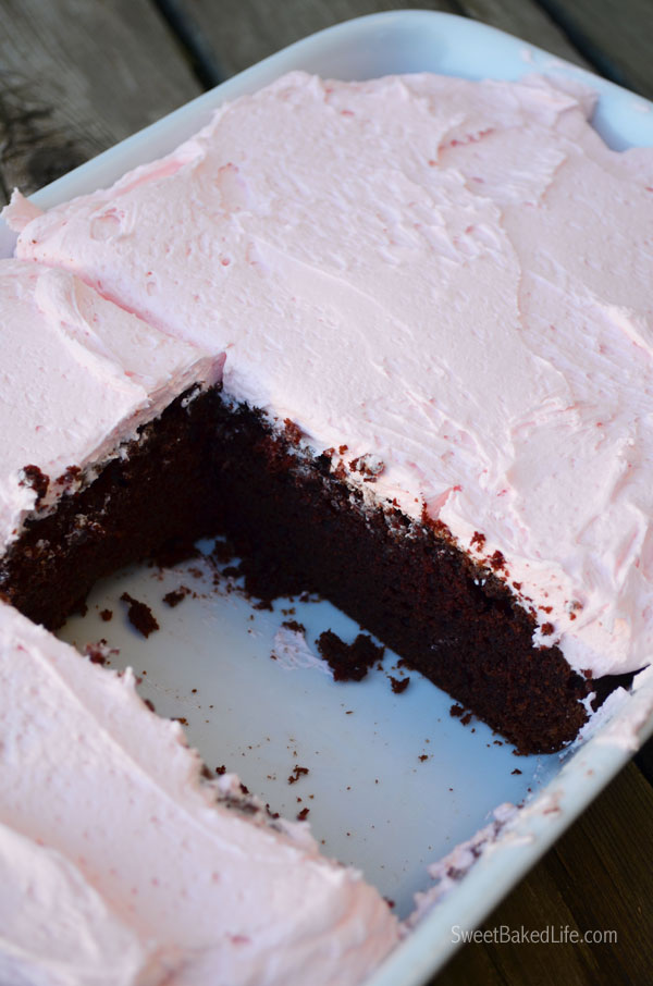 Pink & Chocolate Cake | Sweet Baked Life