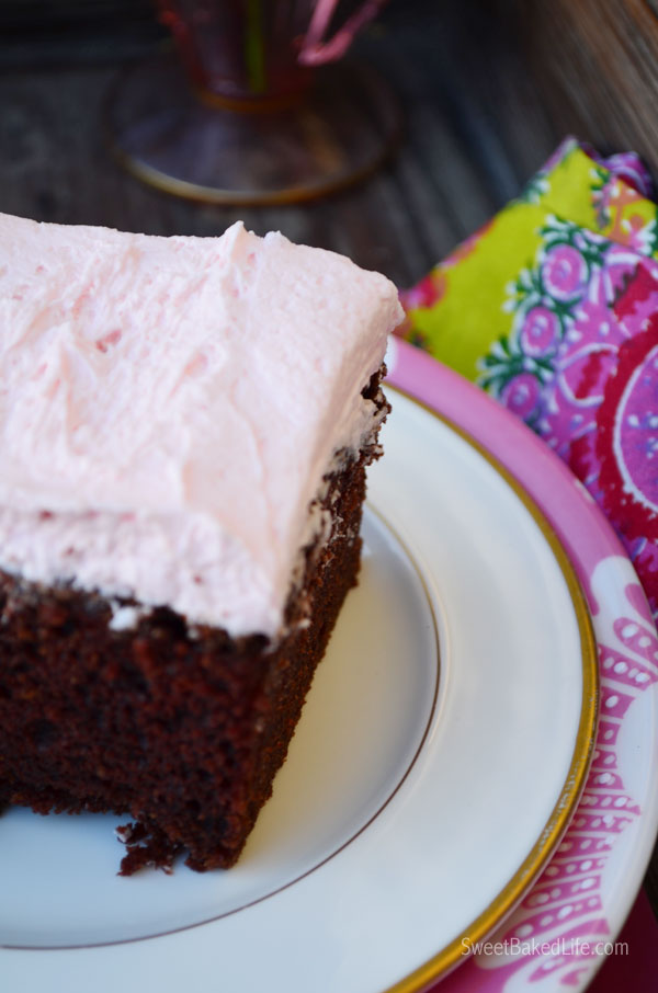 Pink & Chocolate Cake | Sweet Baked Life