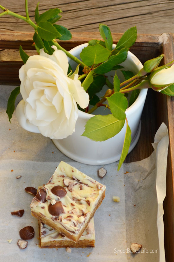 White Chocolate Malted Sugar Cookie Bars | Sweet Baked Life