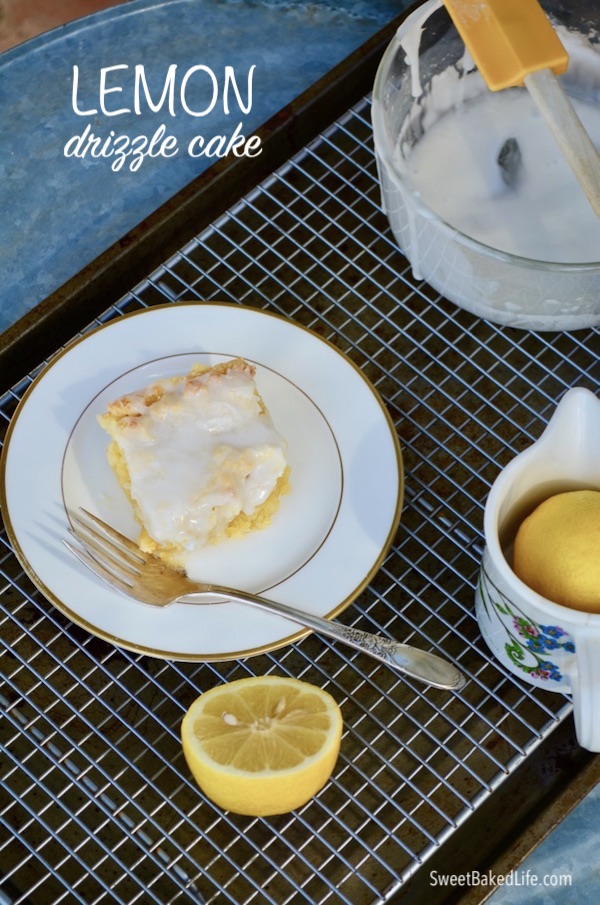 The best gluten-free Lemon Drizzle Cake @sweetbakedlife