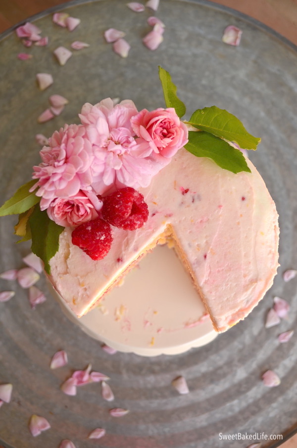 Lemon Raspberry Cake - it's incredible @sweetbakedlife