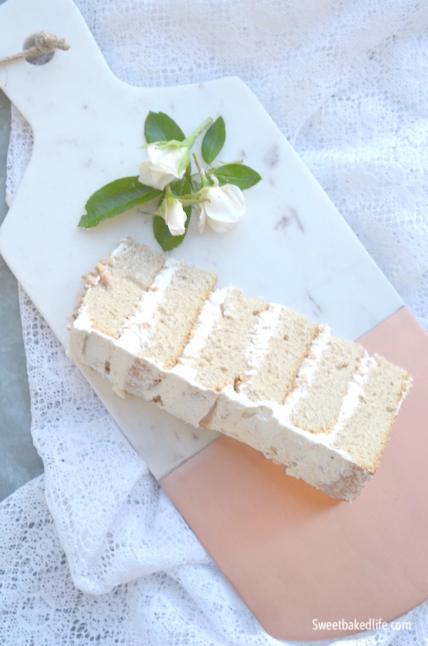 Snickerdoodle Crunch Cake @sweetbakedlife.com