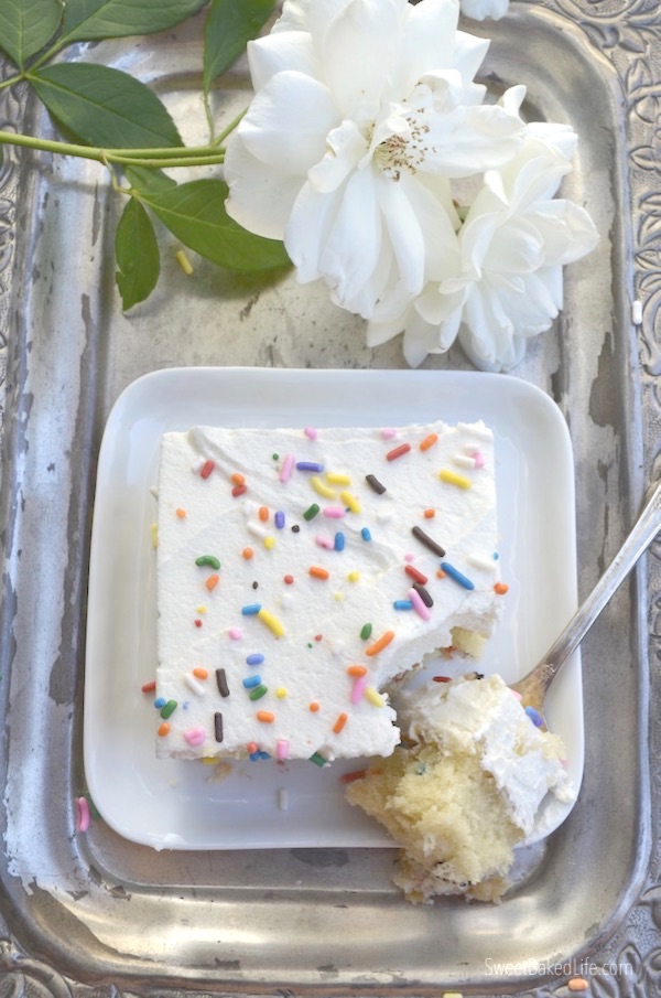 Classic Birthday Cake @sweetbakedlife