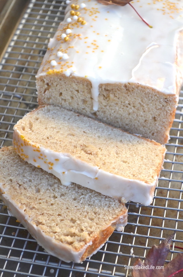 Apple Cider Pound Cake @sweetbakedlife
