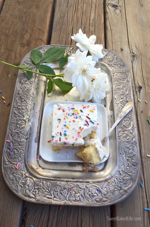 Classic Birthday Cake @sweetbakedlife