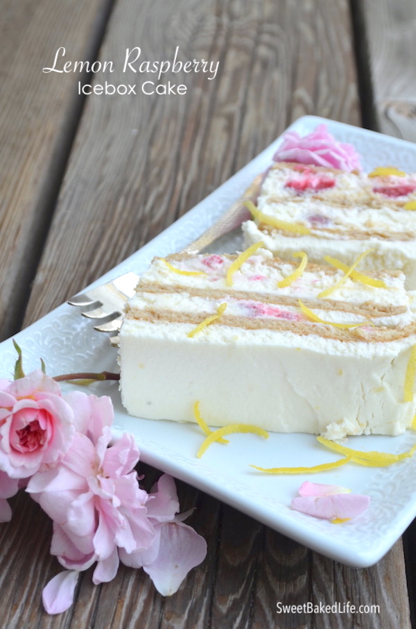 Lemon Raspberry Icebox Cake – Sweet Baked Life