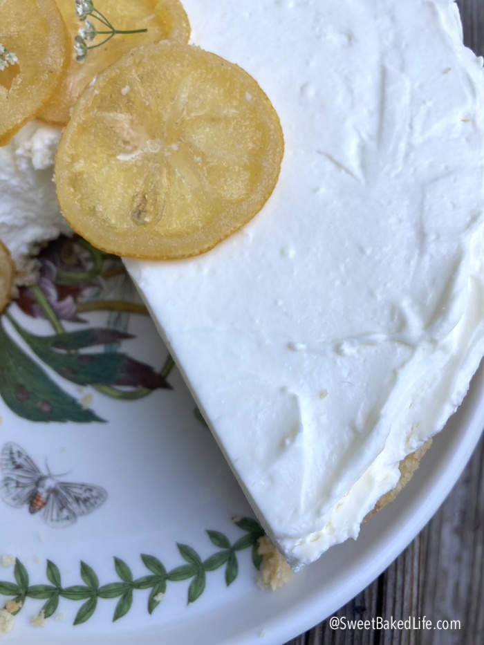 Lemon Cheesecake-shortbread crust-5